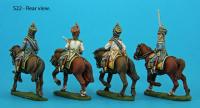 S22 - S22 Four mounted musketeer officers