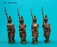 F24  Four grenadiers in march-attack poses