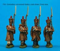 F30  Four grenadiers in march-attack poses.