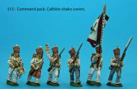 S15 - Command pack, calfskin shako covers.