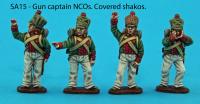 SA15 - NCO gun captain pack covered shakos