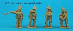 SA7 - Team 1 uncovered shakos