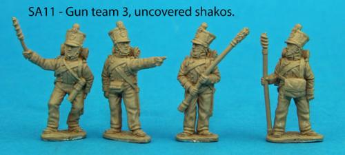 SA11 - Team 3 uncovered shakos